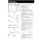 Preview for 8 page of Sony CDP-C705 Operating Instructions Manual