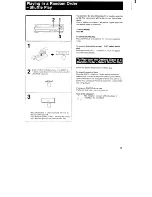 Preview for 11 page of Sony CDP-C705 Operating Instructions Manual