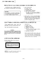 Preview for 4 page of Sony CDP-C705 Service Manual