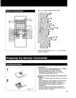 Preview for 7 page of Sony CDP-C715 Operating Instructions Manual