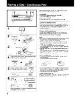 Preview for 8 page of Sony CDP-C715 Operating Instructions Manual