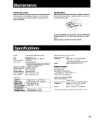 Preview for 19 page of Sony CDP-C900 Operating Instructions Manual