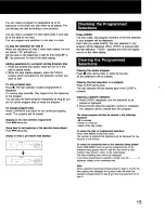 Предварительный просмотр 15 страницы Sony CDP-C910 - Compact Disc Player Operating Instructions Manual