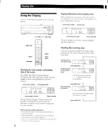 Preview for 8 page of Sony CDP-CA80ES - Es Compact Disc Player Operating Instructions Manual