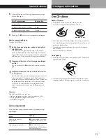 Предварительный просмотр 47 страницы Sony CDP-CE105 Operating Instructions Manual