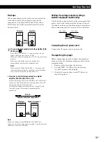 Предварительный просмотр 5 страницы Sony CDP-CE235 - Compact Disc Changer Operating Instructions Manual