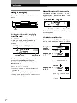 Предварительный просмотр 8 страницы Sony CDP-CE235 - Compact Disc Changer Operating Instructions Manual