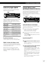 Предварительный просмотр 29 страницы Sony CDP-CE235 - Compact Disc Changer Operating Instructions Manual