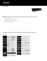 Preview for 1 page of Sony CDP-CE500 Specifications