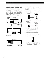 Предварительный просмотр 6 страницы Sony CDP-CE535 - Compact Disc Player Operating Instructions Manual