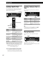 Предварительный просмотр 14 страницы Sony CDP-CE535 - Compact Disc Player Operating Instructions Manual