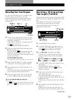 Preview for 21 page of Sony CDP-CE535 - Compact Disc Player Operating Instructions Manual