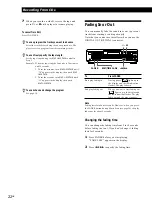 Preview for 22 page of Sony CDP-CE535 - Compact Disc Player Operating Instructions Manual