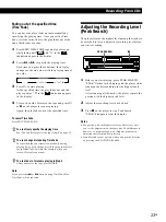 Preview for 23 page of Sony CDP-CE535 - Compact Disc Player Operating Instructions Manual