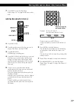 Предварительный просмотр 25 страницы Sony CDP-CE535 - Compact Disc Player Operating Instructions Manual