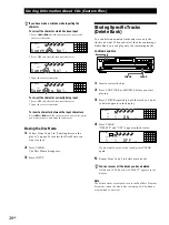 Предварительный просмотр 26 страницы Sony CDP-CE535 - Compact Disc Player Operating Instructions Manual