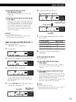 Предварительный просмотр 101 страницы Sony CDP-CE535 - Compact Disc Player Operating Instructions Manual