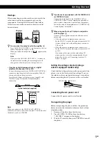 Предварительный просмотр 5 страницы Sony CDP-CE545 - Compact Disc Player Operating Instructions Manual