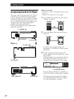 Предварительный просмотр 6 страницы Sony CDP-CE545 - Compact Disc Player Operating Instructions Manual