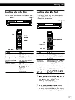 Предварительный просмотр 13 страницы Sony CDP-CE545 - Compact Disc Player Operating Instructions Manual