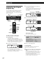 Предварительный просмотр 16 страницы Sony CDP-CE545 - Compact Disc Player Operating Instructions Manual