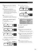 Предварительный просмотр 17 страницы Sony CDP-CE545 - Compact Disc Player Operating Instructions Manual