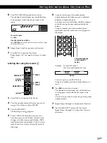 Предварительный просмотр 25 страницы Sony CDP-CE545 - Compact Disc Player Operating Instructions Manual