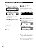 Предварительный просмотр 26 страницы Sony CDP-CE545 - Compact Disc Player Operating Instructions Manual