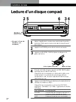 Предварительный просмотр 36 страницы Sony CDP-CE545 - Compact Disc Player Operating Instructions Manual