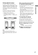 Предварительный просмотр 7 страницы Sony CDP-CE575 - Disc Carousel Operating Instructions Manual