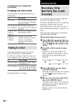 Предварительный просмотр 14 страницы Sony CDP-CE575 - Disc Carousel Operating Instructions Manual