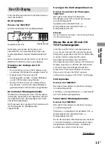 Предварительный просмотр 59 страницы Sony CDP-CE575 - Disc Carousel Operating Instructions Manual