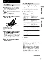 Предварительный просмотр 105 страницы Sony CDP-CE575 - Disc Carousel Operating Instructions Manual