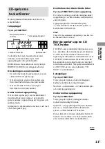 Предварительный просмотр 131 страницы Sony CDP-CE575 - Disc Carousel Operating Instructions Manual