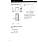 Предварительный просмотр 10 страницы Sony CDP-CX200 Operating Instructions Manual