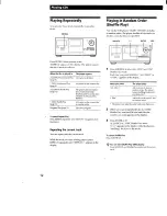 Предварительный просмотр 12 страницы Sony CDP-CX200 Operating Instructions Manual