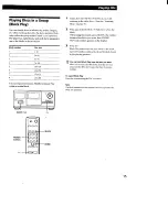 Предварительный просмотр 15 страницы Sony CDP-CX200 Operating Instructions Manual