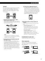 Предварительный просмотр 5 страницы Sony CDP-CX225 - 200 Disc Cd Changer Operating Instructions Manual