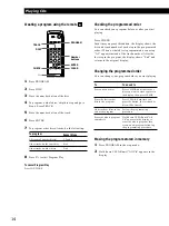 Предварительный просмотр 14 страницы Sony CDP-CX225 - 200 Disc Cd Changer Operating Instructions Manual