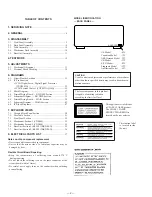 Предварительный просмотр 6 страницы Sony CDP-CX225 Service Manual