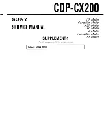 Предварительный просмотр 52 страницы Sony CDP-CX225 Service Manual