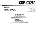 Preview for 51 page of Sony CDP-CX250 Service Manual