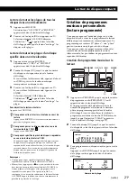 Preview for 61 page of Sony CDP-CX260 - 200 Disc Cd Changer Operating Instructions Manual