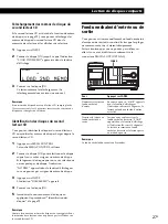 Preview for 67 page of Sony CDP-CX260 - 200 Disc Cd Changer Operating Instructions Manual