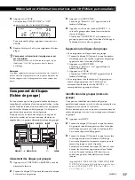 Preview for 73 page of Sony CDP-CX260 - 200 Disc Cd Changer Operating Instructions Manual