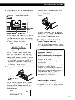 Preview for 91 page of Sony CDP-CX260 - 200 Disc Cd Changer Operating Instructions Manual