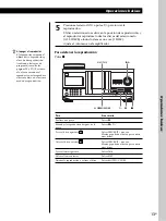 Preview for 93 page of Sony CDP-CX260 - 200 Disc Cd Changer Operating Instructions Manual