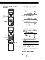 Preview for 103 page of Sony CDP-CX260 - 200 Disc Cd Changer Operating Instructions Manual