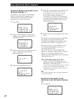 Preview for 104 page of Sony CDP-CX260 - 200 Disc Cd Changer Operating Instructions Manual