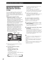 Preview for 108 page of Sony CDP-CX260 - 200 Disc Cd Changer Operating Instructions Manual